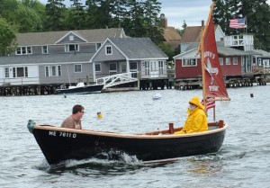 Windjammers in Boothbay Harbor, Photo Credit-Steve Demeranville, Antique Boat Parade, Pirates of the Dark Rose