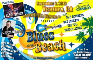 Official "Blues at the Beach" poster